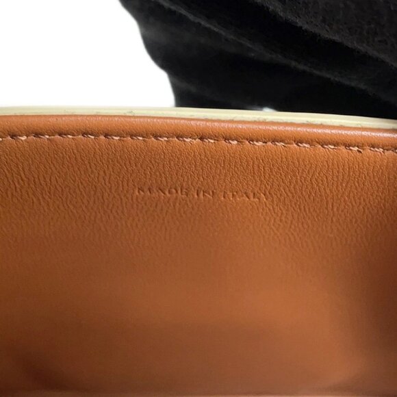 CELINE Triomphe Claude Shoulder Bag PVC/Leather White 194142 - Picture 12 of 13